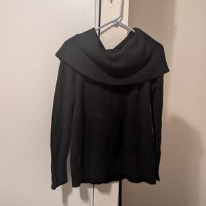 LOFT Charcoal Knit Top